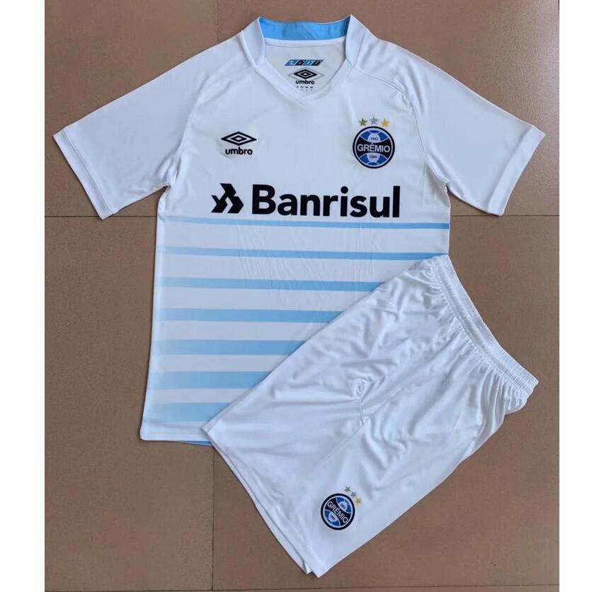 2021/22 Gremio Foot-Ball Kids Away Soccer Kits Shirt With Shorts